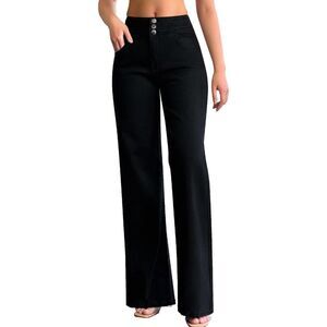 Brand New Roswear Women’s High-Waisted Wide-Leg Baggy Jeans – Size XL